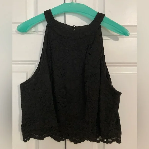 Black Lace & Satin 2-piece Dress - Picture 5 of 6